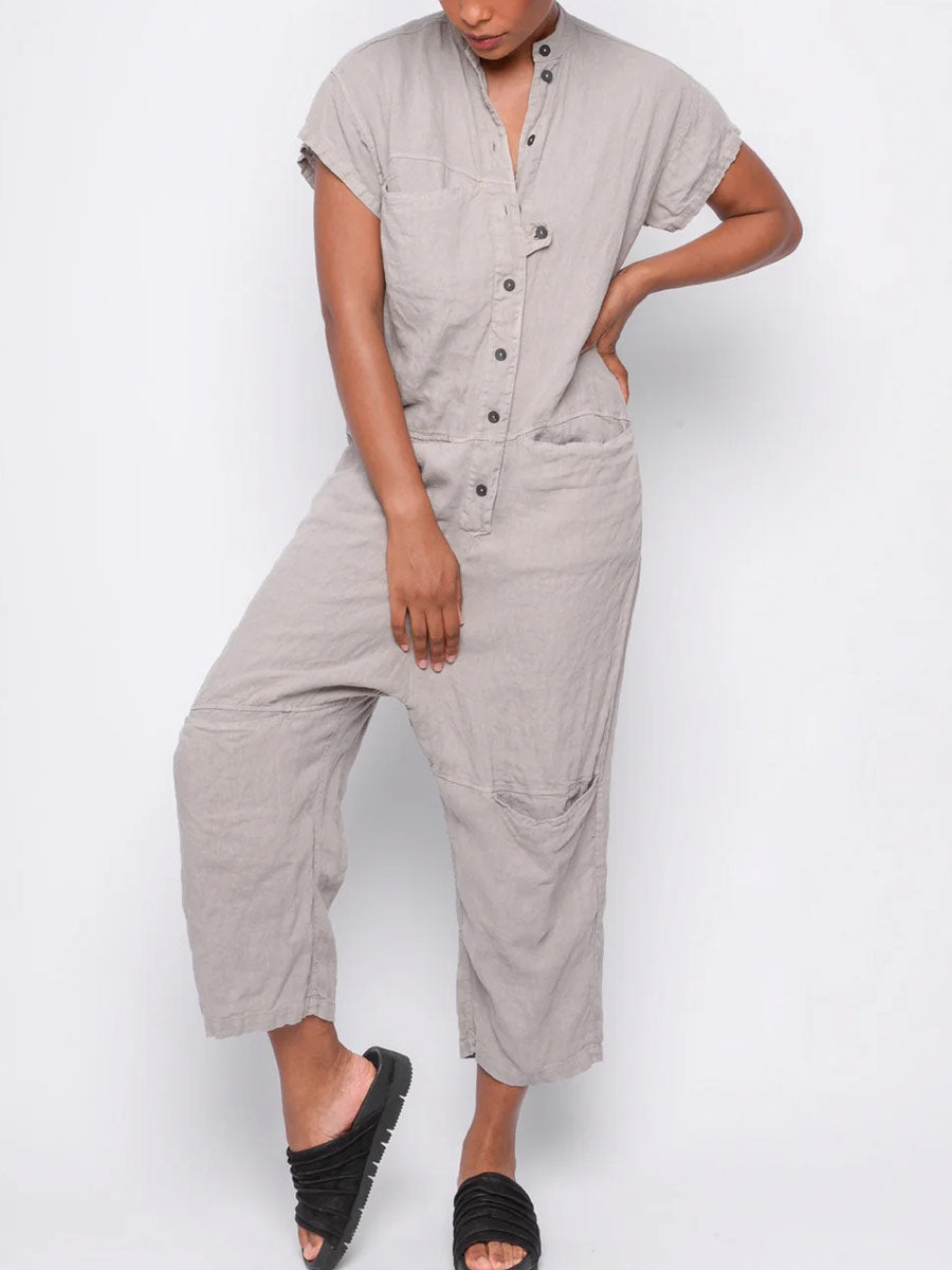 Black "251.01.01" Jumpsuit