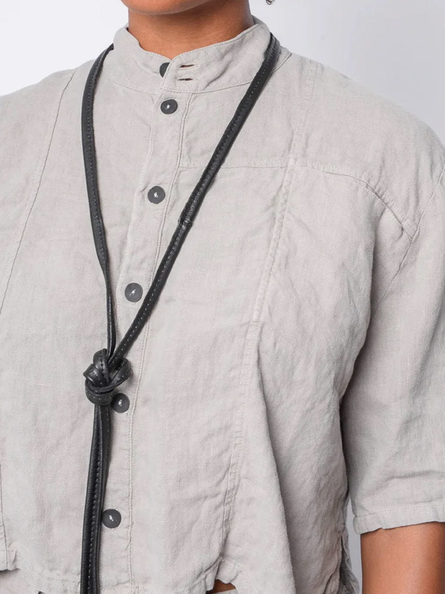 Black "251.01.09" Short Shirt