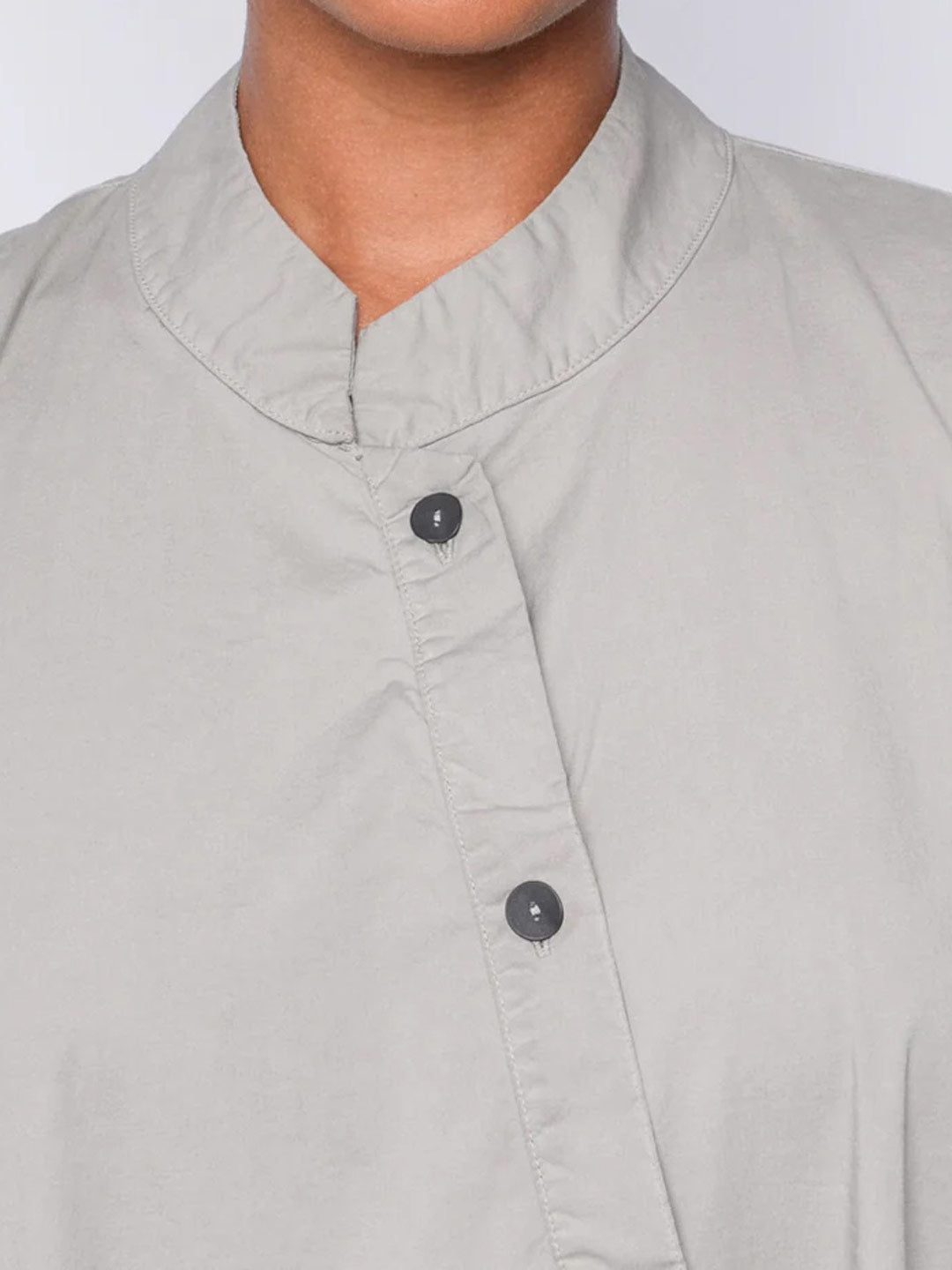 Black "251.03.07" Long Blouse