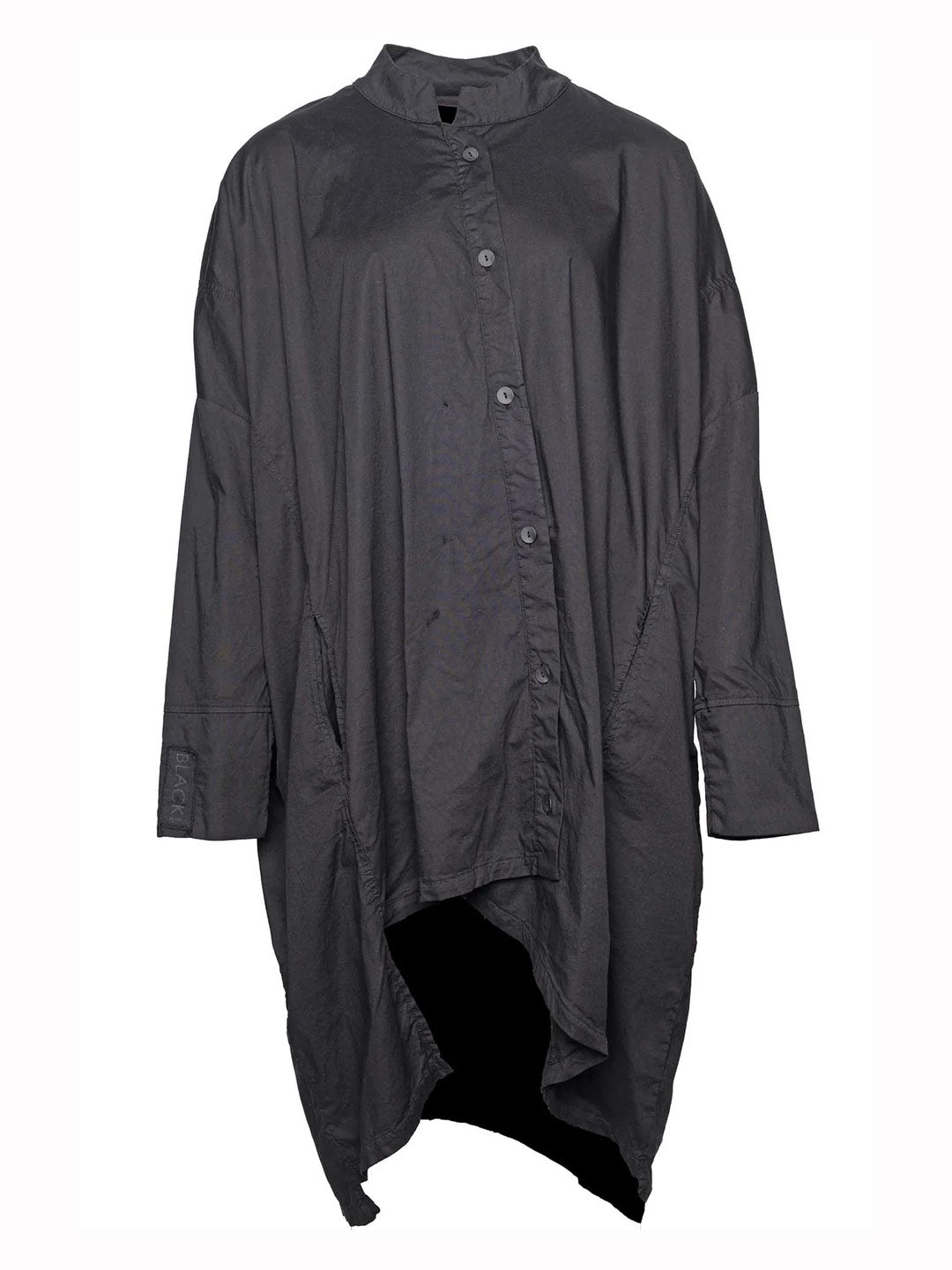 Black "251.03.07" Long Blouse