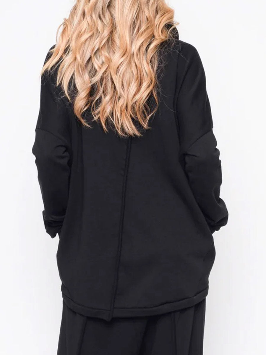 Black "252.01.05" You seem new and exciting Sweater