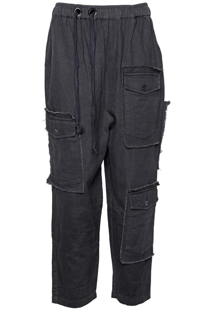 Black "252.09.02"  Let me get this thing started Pants