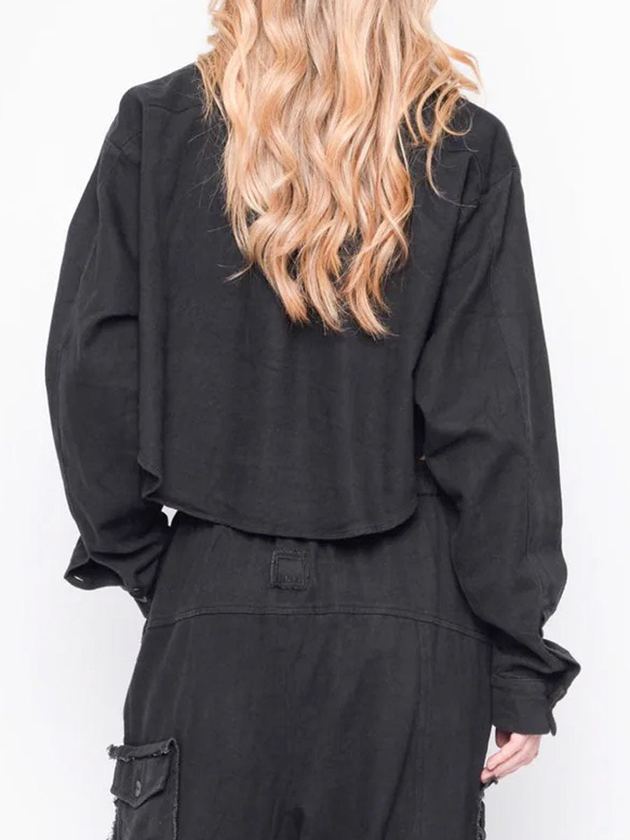 Black "252.09.05" Come on lets take a walk Short Shirt