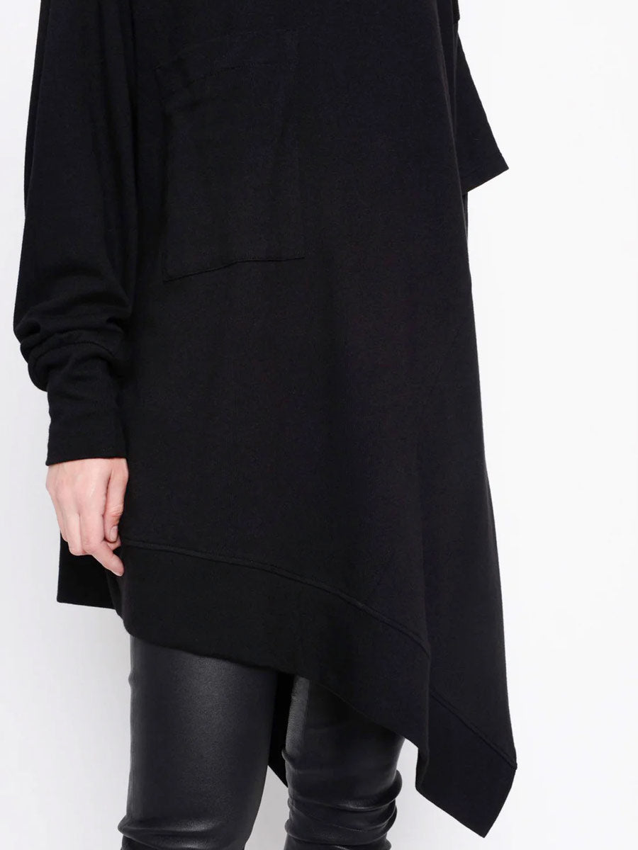 Black "252.14.02" I care about you Tunic