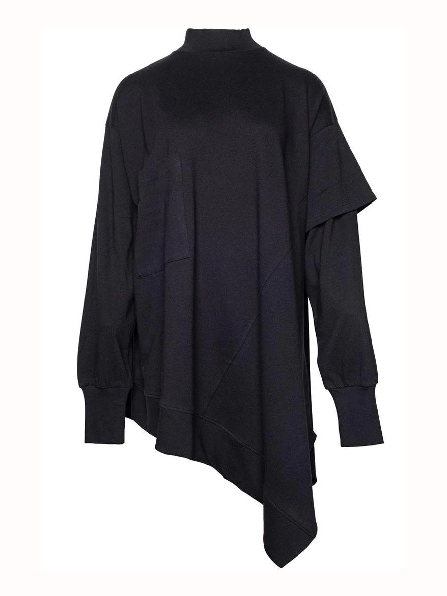 Black "252.14.02" I care about you Tunic