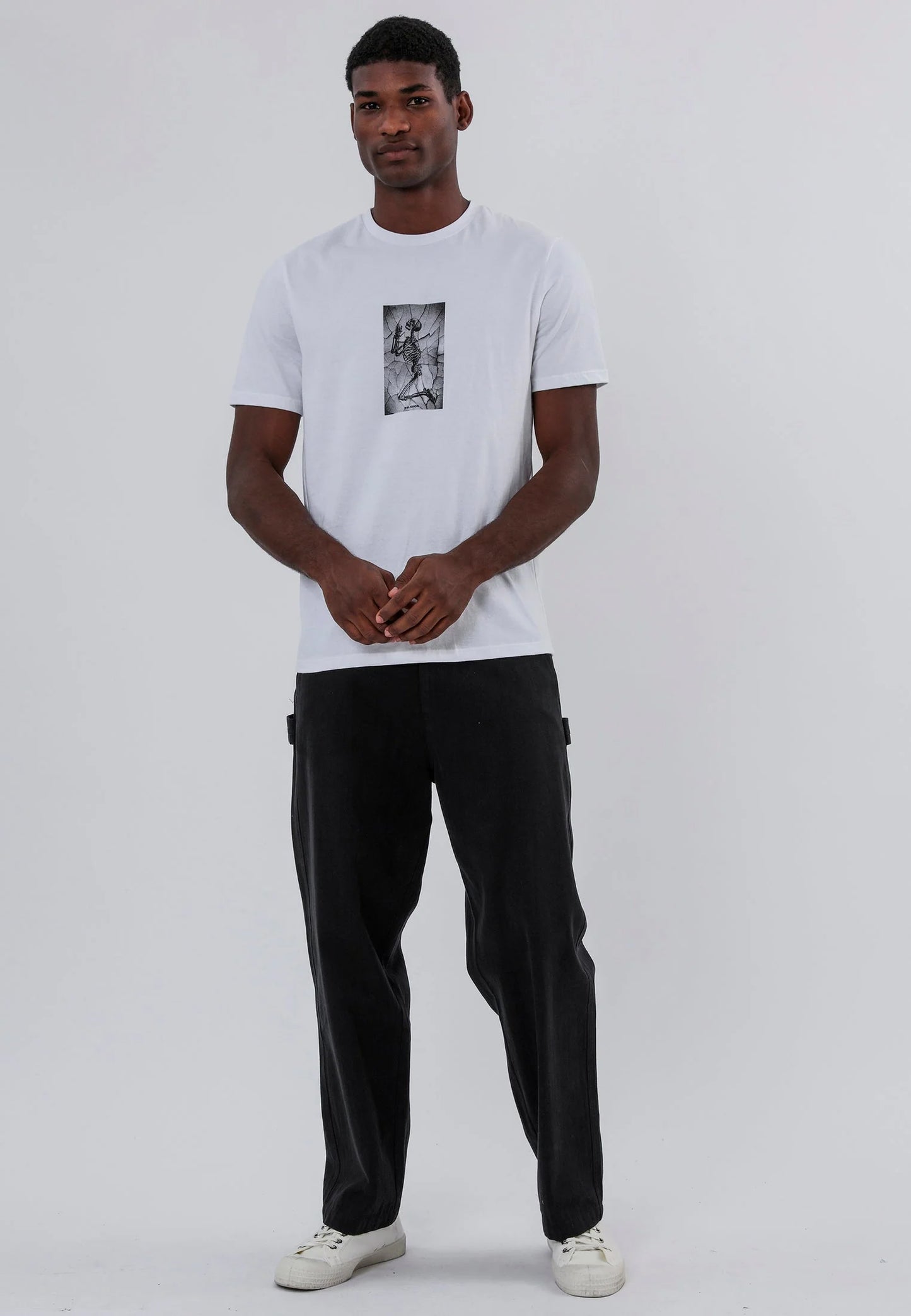 Religion Crack Skeleton Tshirt