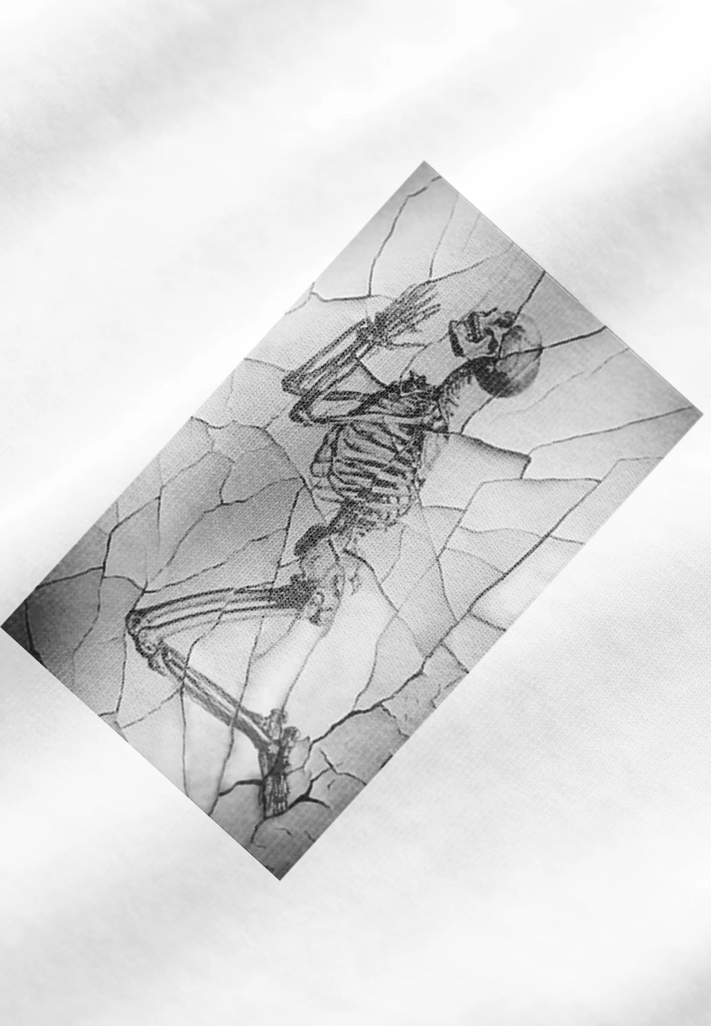 Religion Crack Skeleton Tshirt