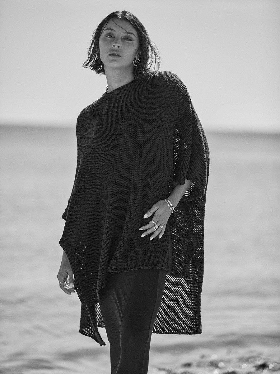Sort Aarhus "Sa-Idalia" Knitted Sweater