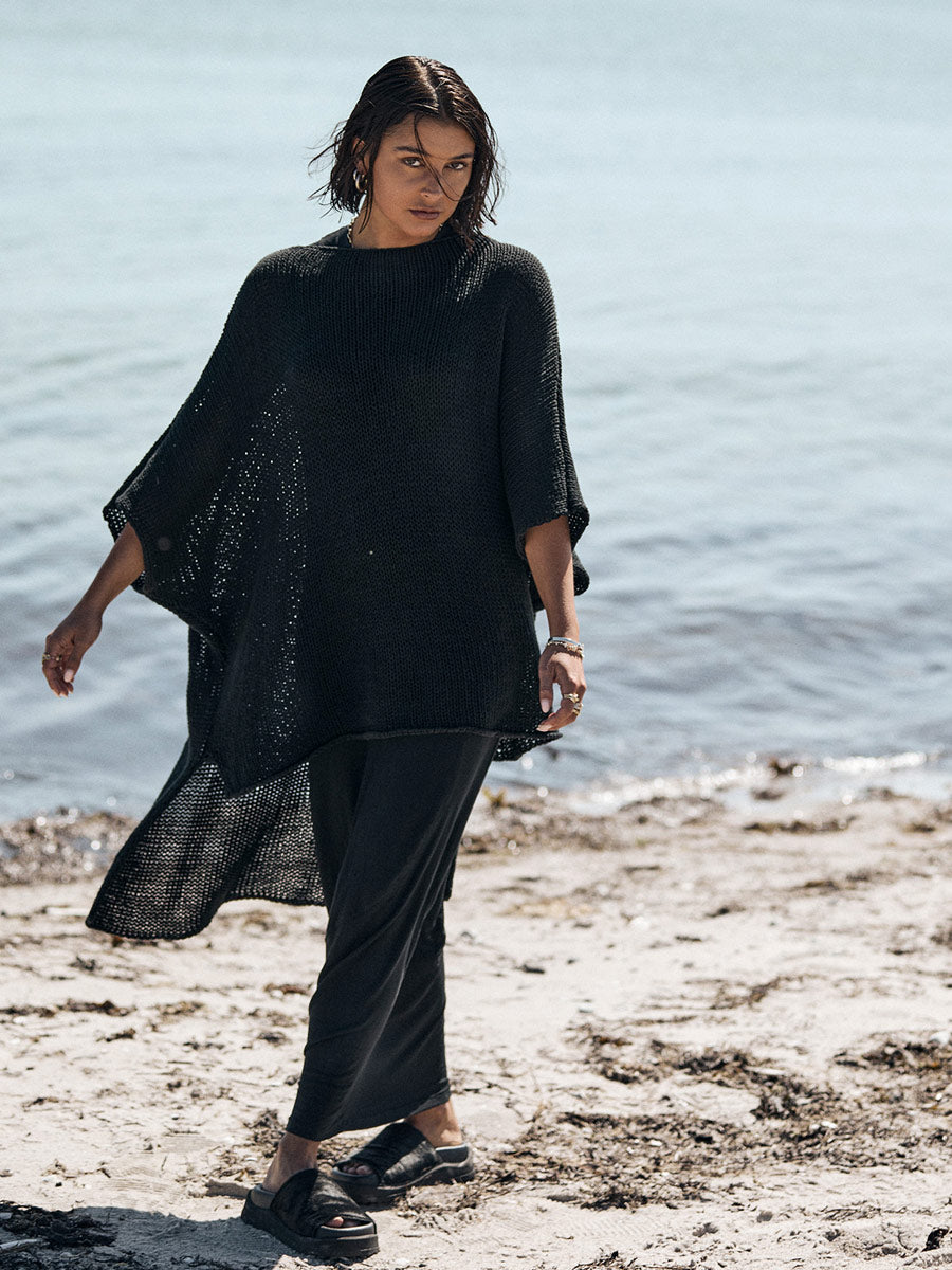 Sort Aarhus "Sa-Idalia" Knitted Sweater
