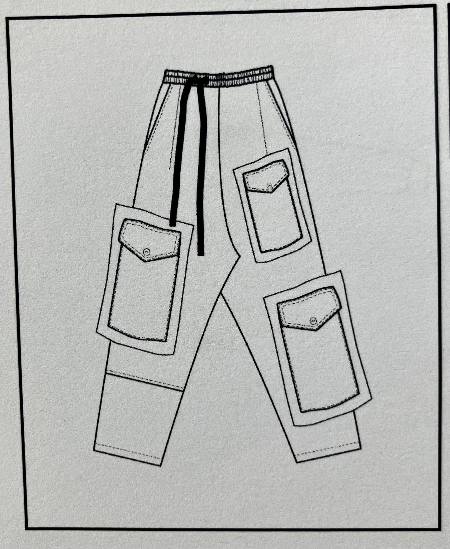 Black "252.09.02"  Let me get this thing started Pants