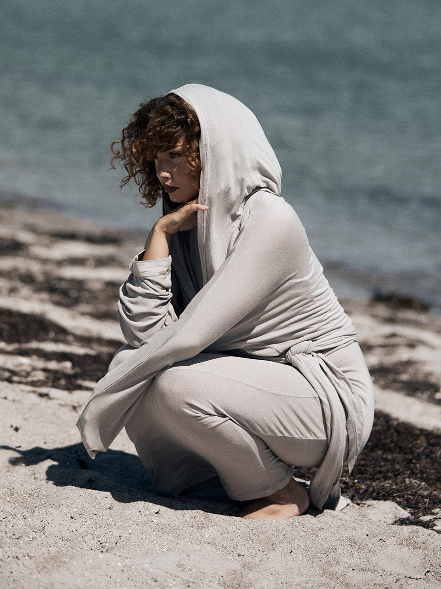 Sort Aarhus "Sa2137" Wraparound Top