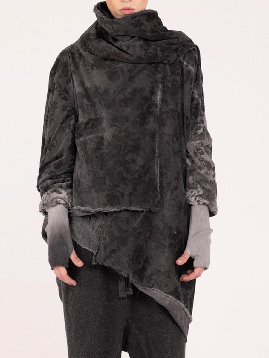 Sanctamuerte "Sx225" Asymetric down Jacket