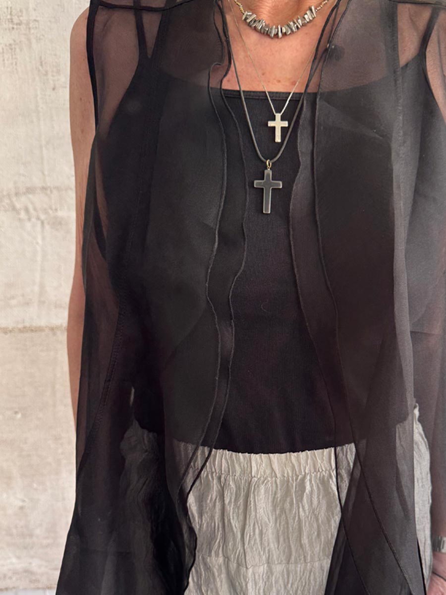 Kiyo - Silk Gillet