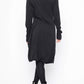 Black "252.03.12" Are you asking me out High Neck Tunic