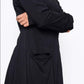 Black "252.03.12" Are you asking me out High Neck Tunic