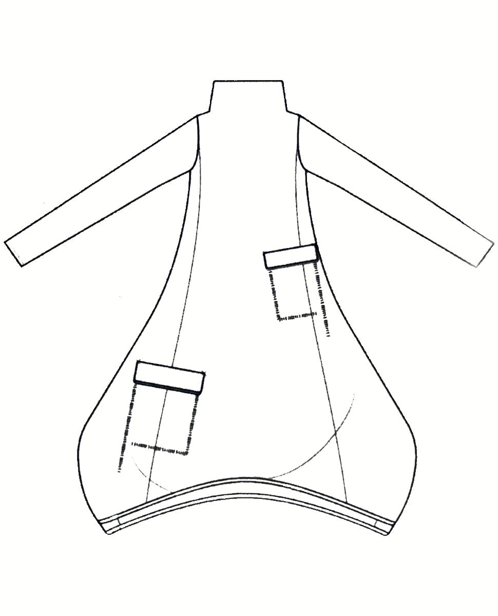 Black "252.03.12" Are you asking me out High Neck Tunic