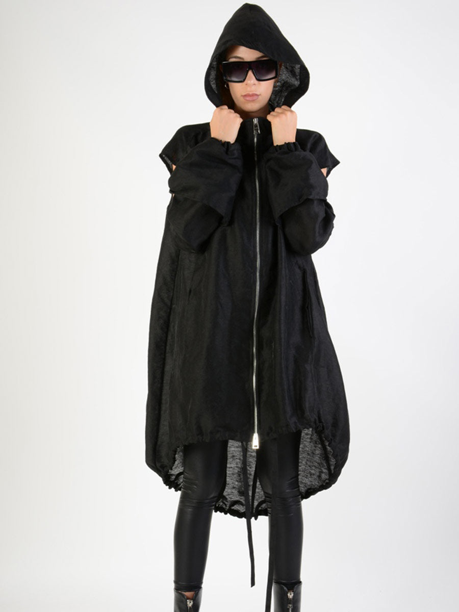 La Haine Inside Us – Hooded Linen Duster Coat