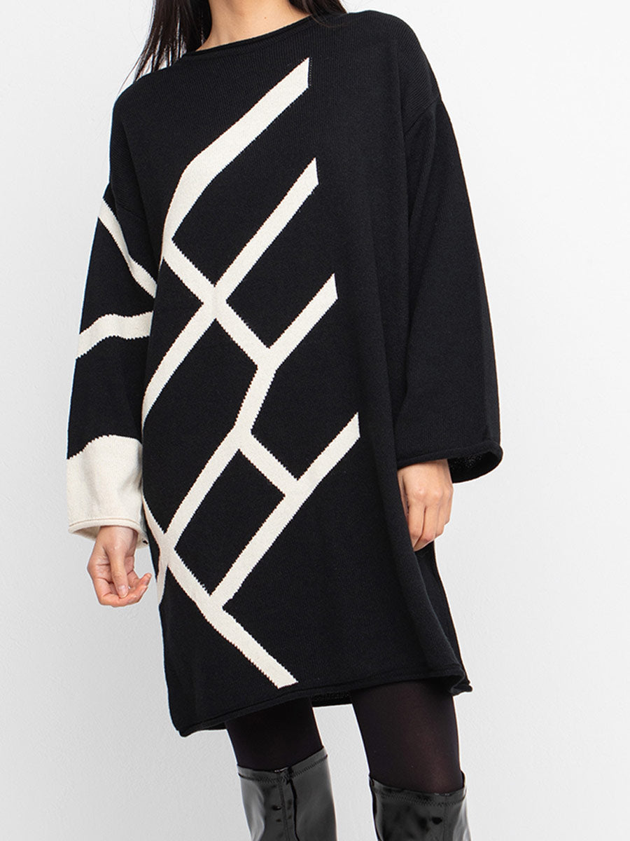 Ozai N Ku 755358 long sweater dress