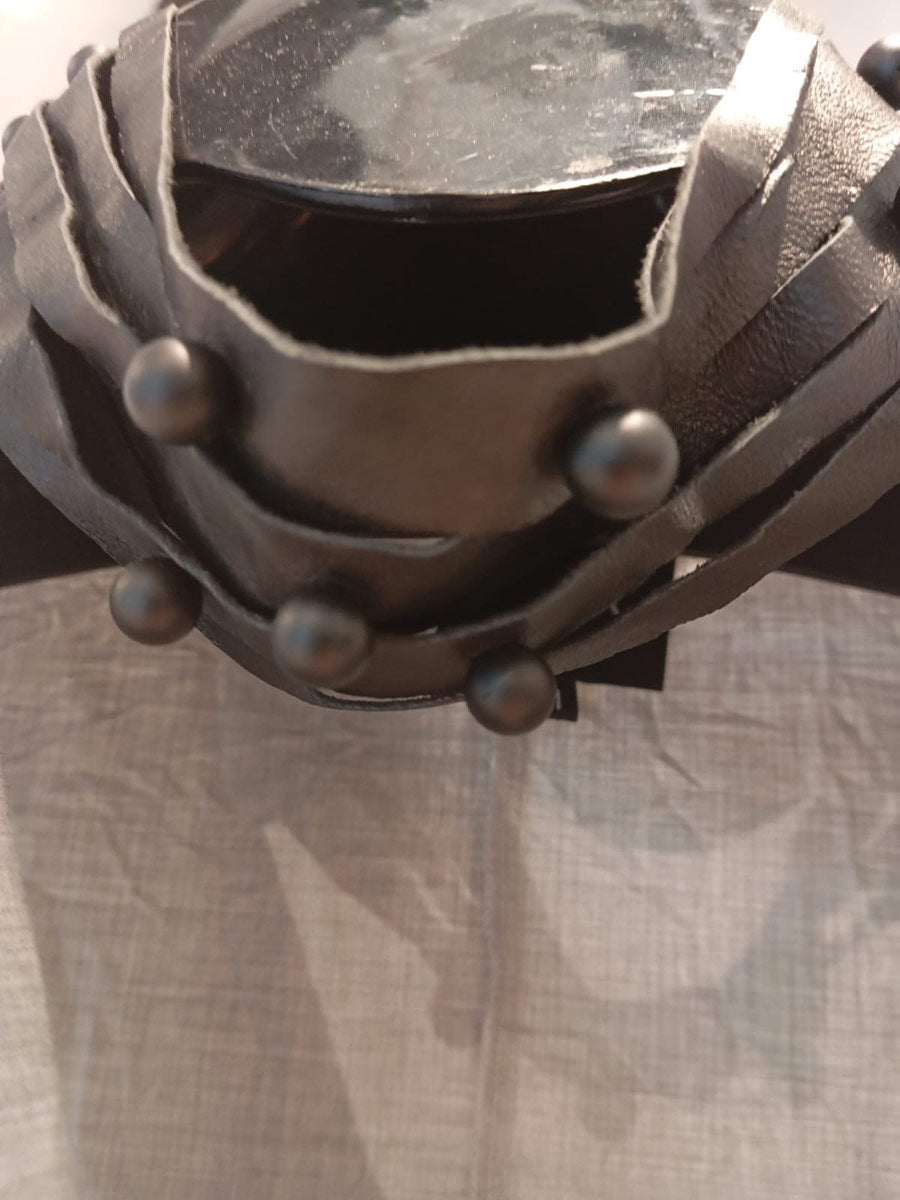 Papucei - ‘A.Will’ Black Leather necklace / Choker