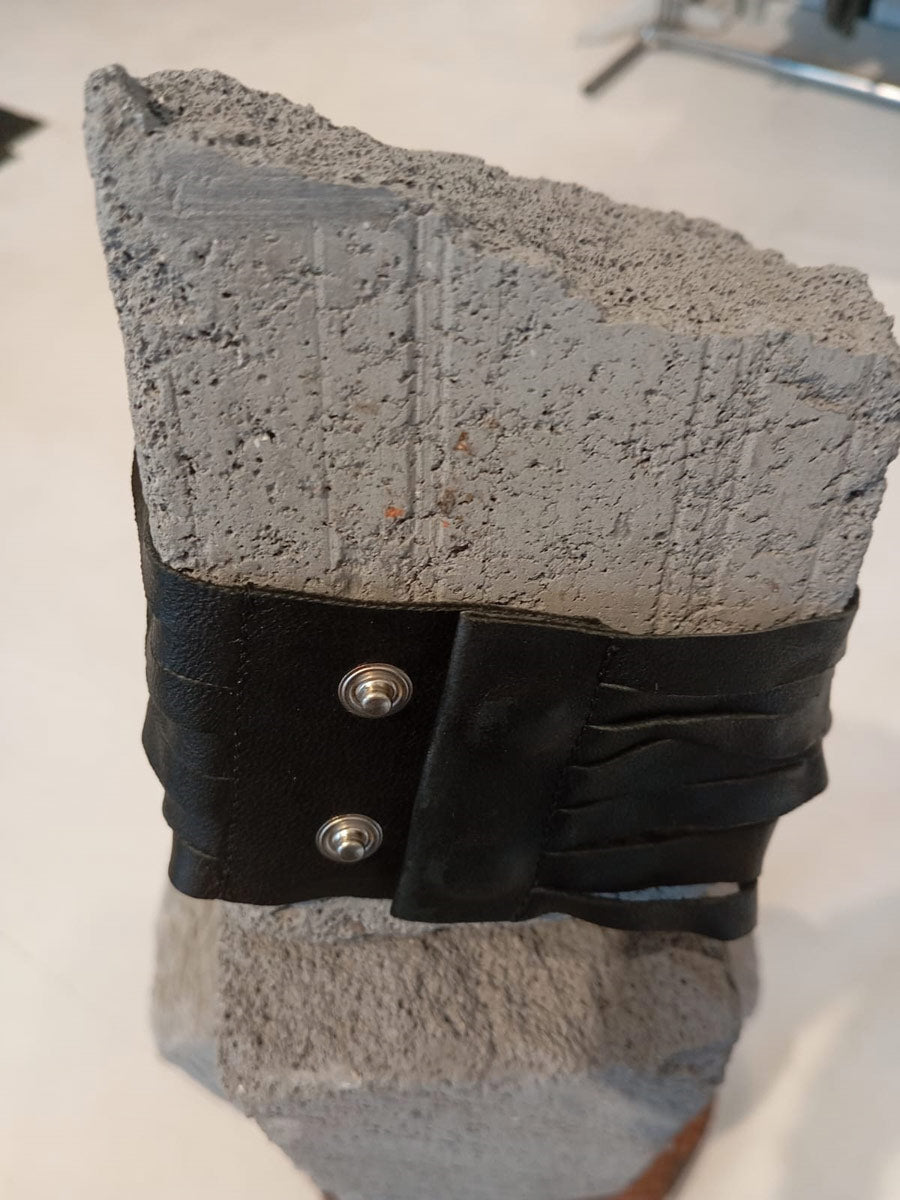 Papucei - ‘A.Will’ Black Leather necklace / Choker