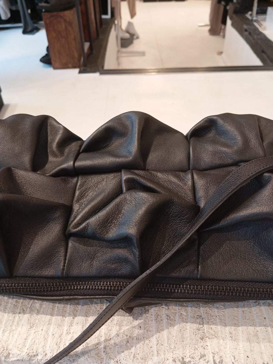 Papucei - ‘M.Amis’ Black Leather Handbag
