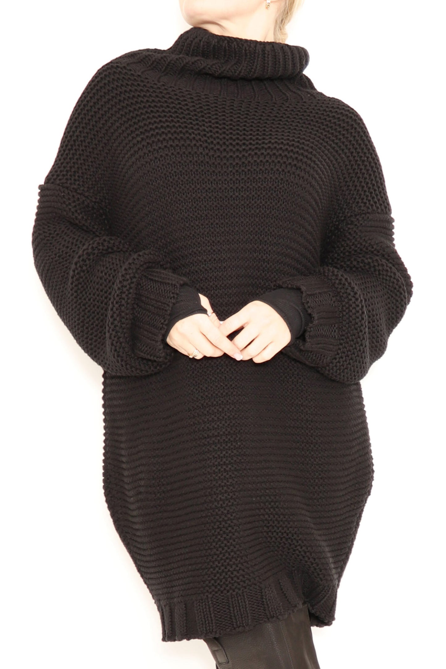 Sort Aarhus - "Angela" Knit Sweater