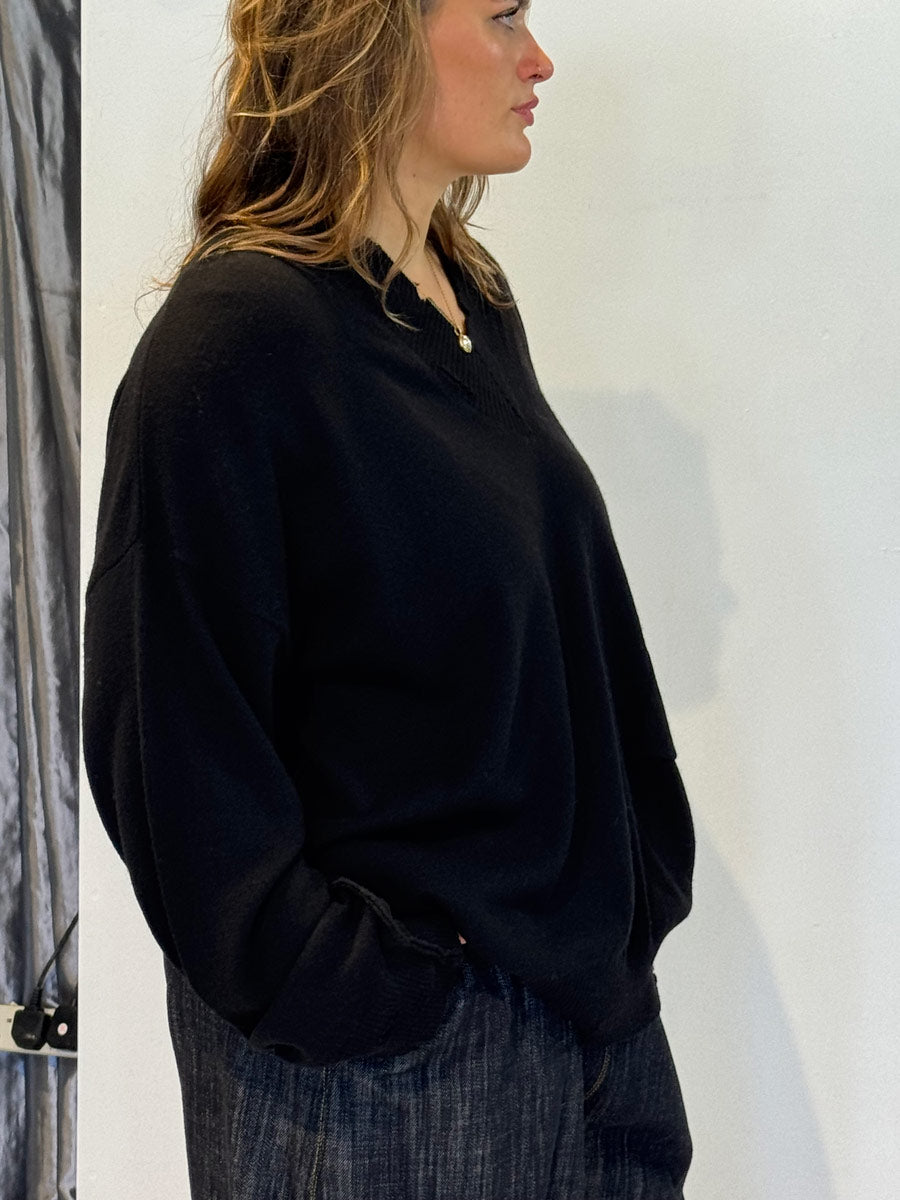 La Vaca Loca Apice knitted jumper, side view