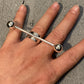 Body Bangle – Sculptural T-Bar Ring
