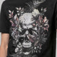 Religion Botanical Skull Tshirt