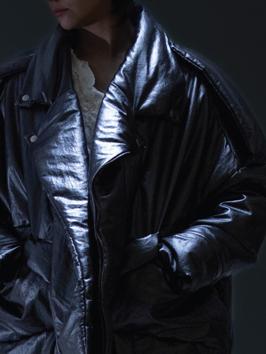Yeung Chin "Cyj 409" Oversize biker jacket