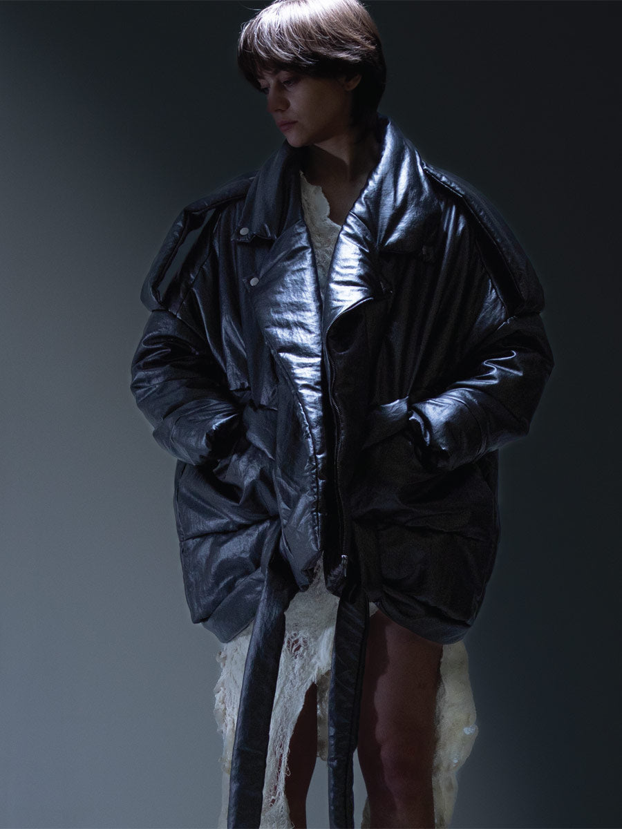 Yeung Chin "Cyj 409" Oversize biker jacket