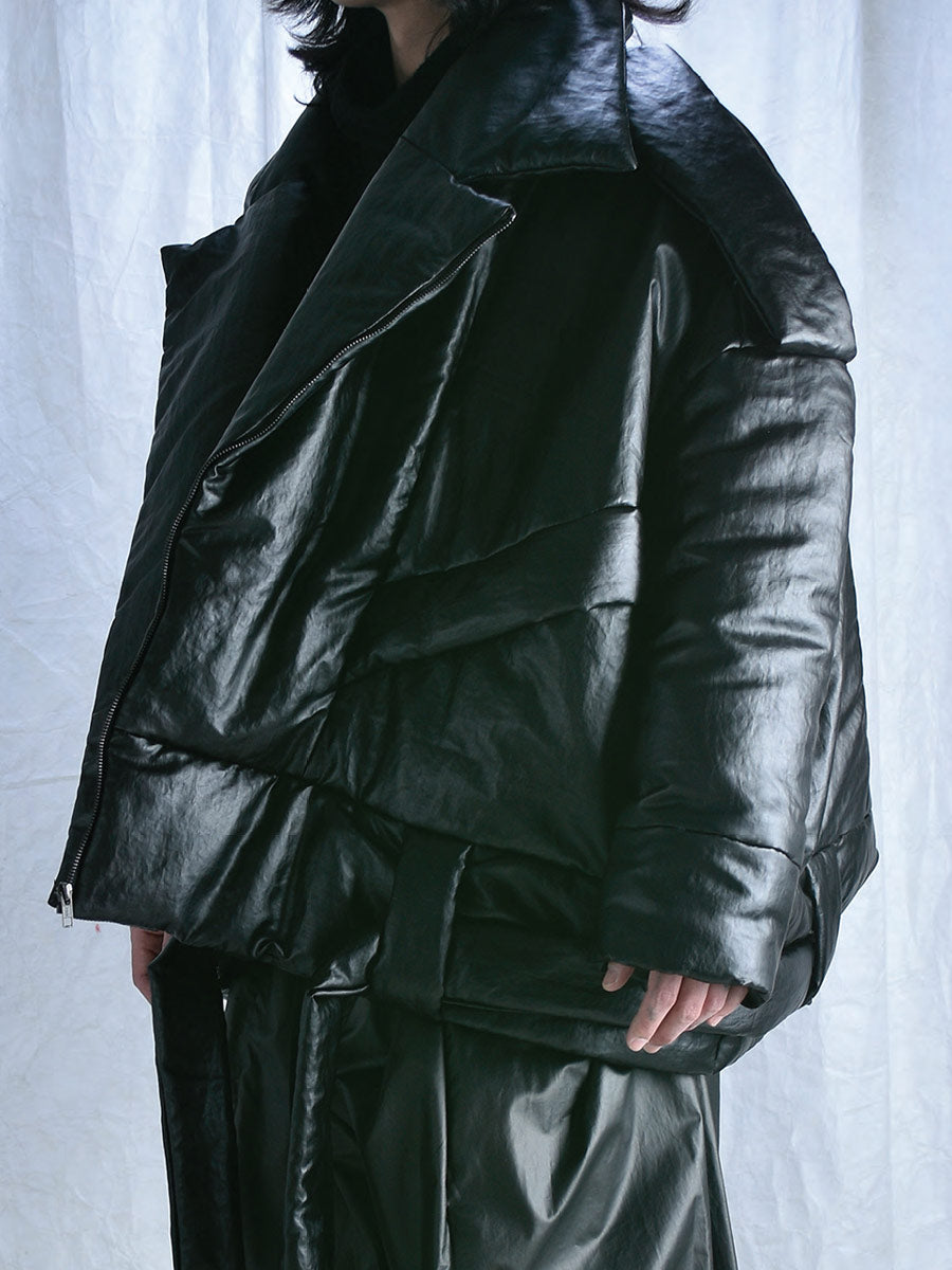 Yeung Chin "Cyj 409" Oversize biker jacket