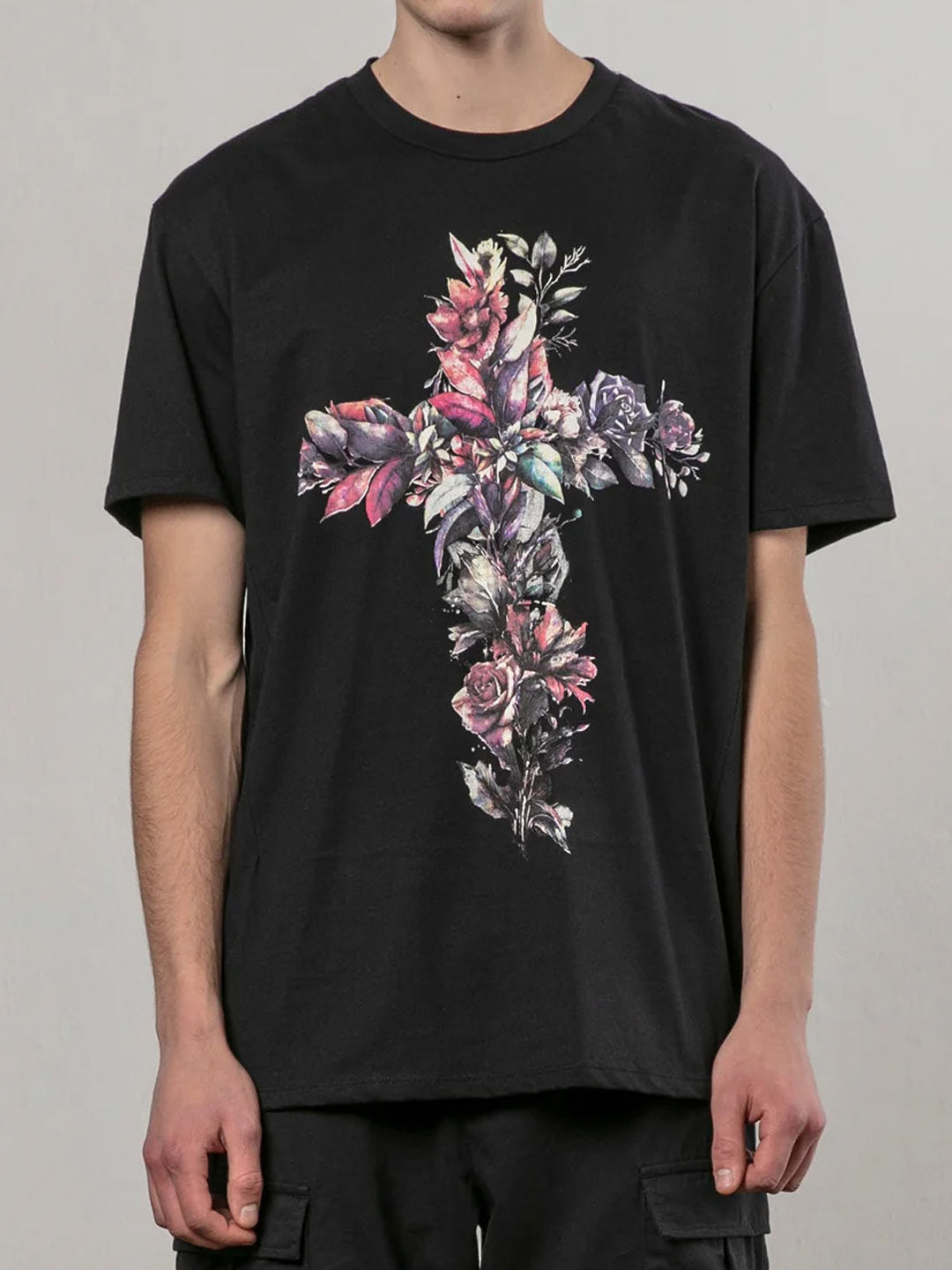 Religion Cross Botanical Tshirt