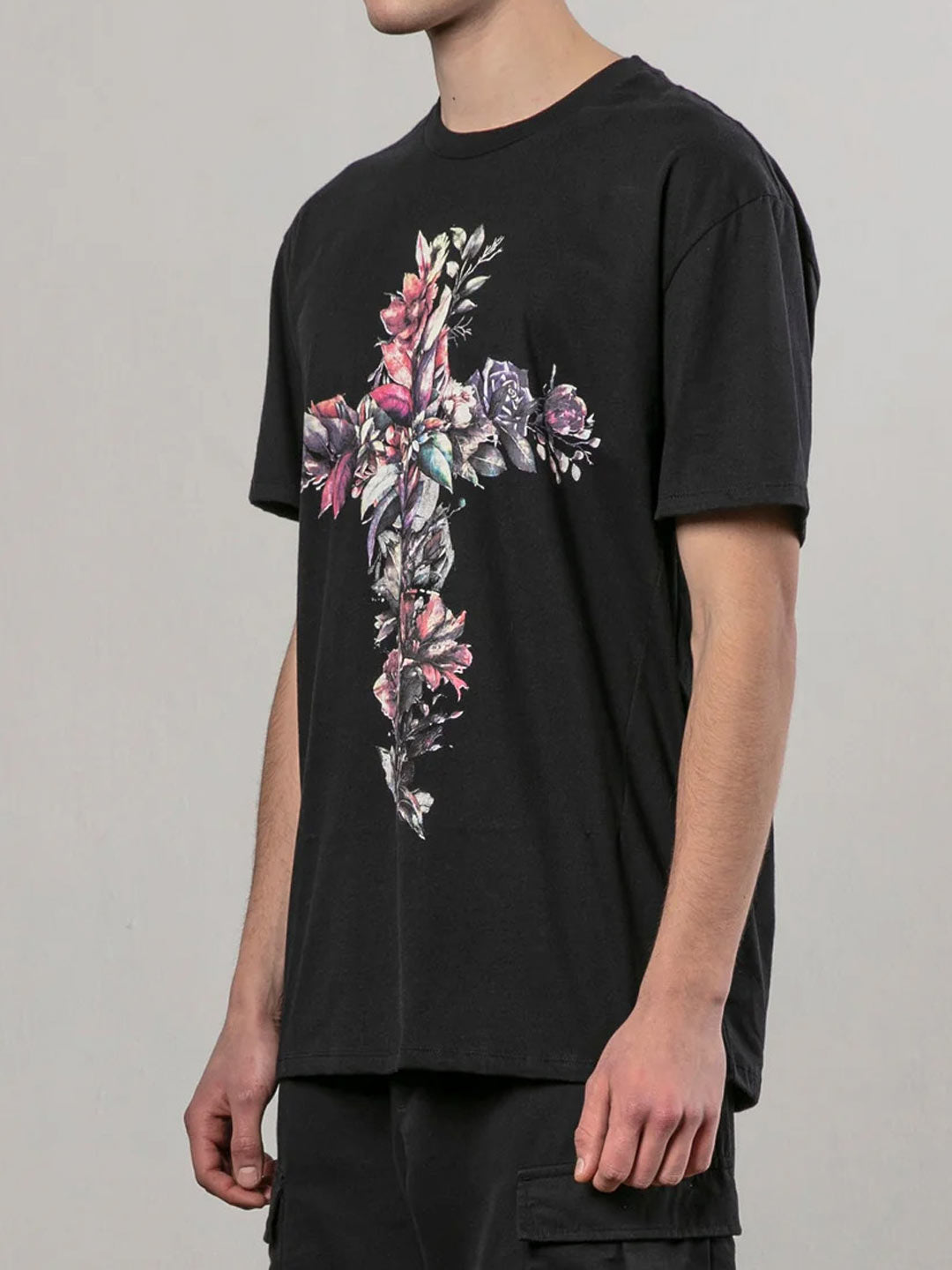 Religion Cross Botanical Tshirt