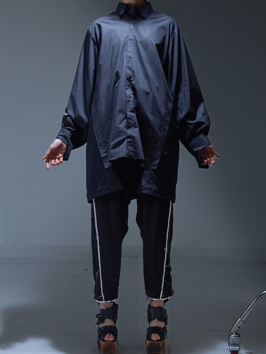 Yeung Chin "Cyp 201" Raw edge detail pants
