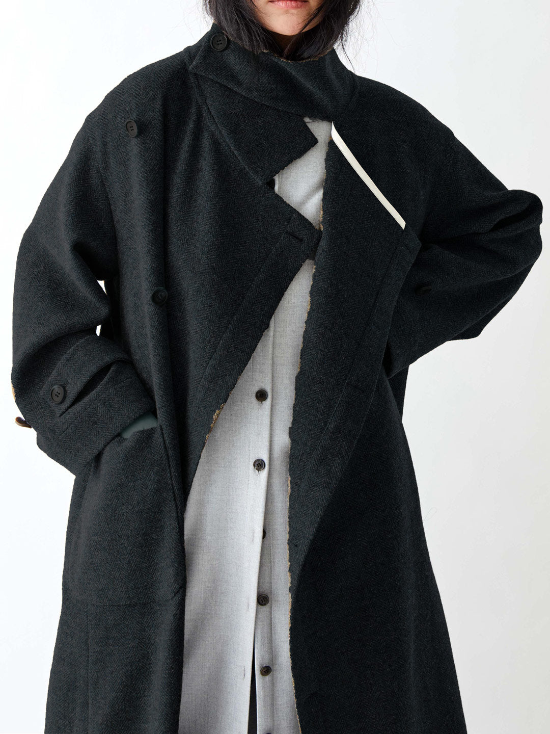 Soh "Hw040" Herringbone coat