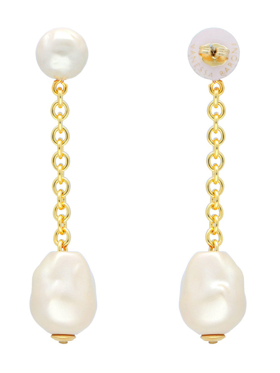 Vanessa Baroni - Organic Pearl Earing