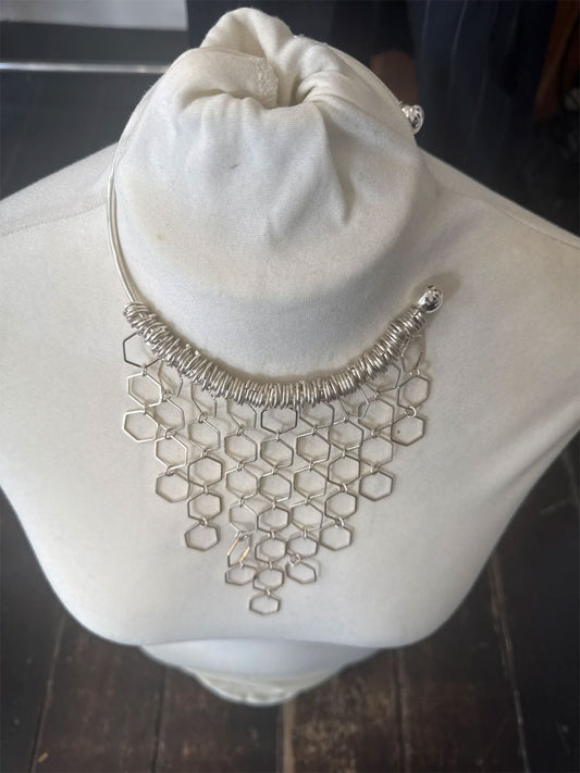 Body Bangle - Honeycomb Necklace