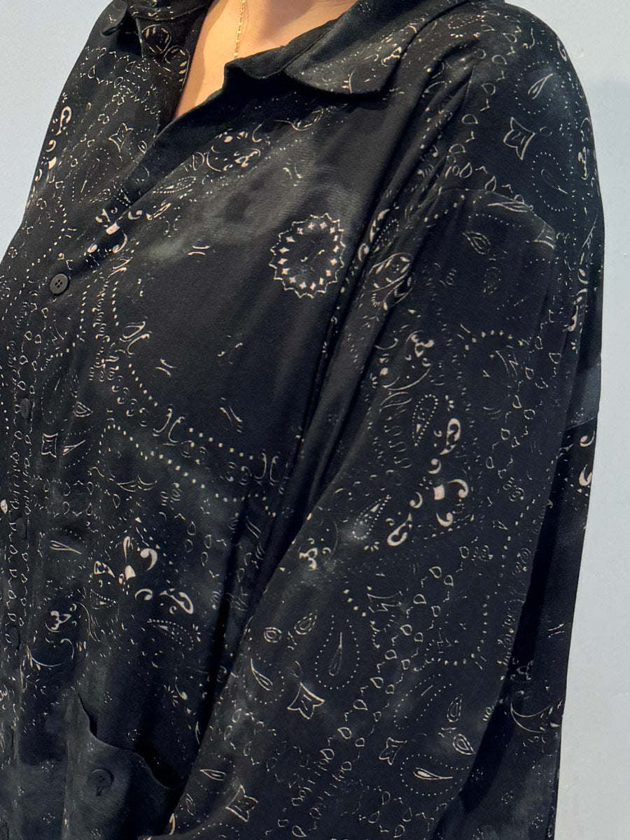 La Vaca Loca – ‘Laja’ Oversized Printed Shirt