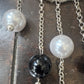 Body Bangle - Large Pearl Effect Link Necklace
