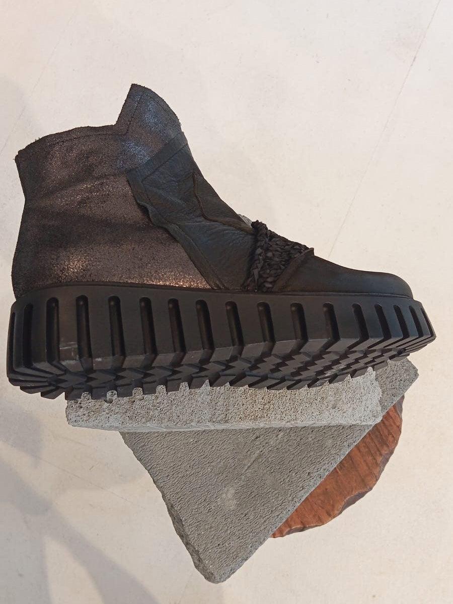 Papucei - ‘Lorcan’ Black Ankle Boot