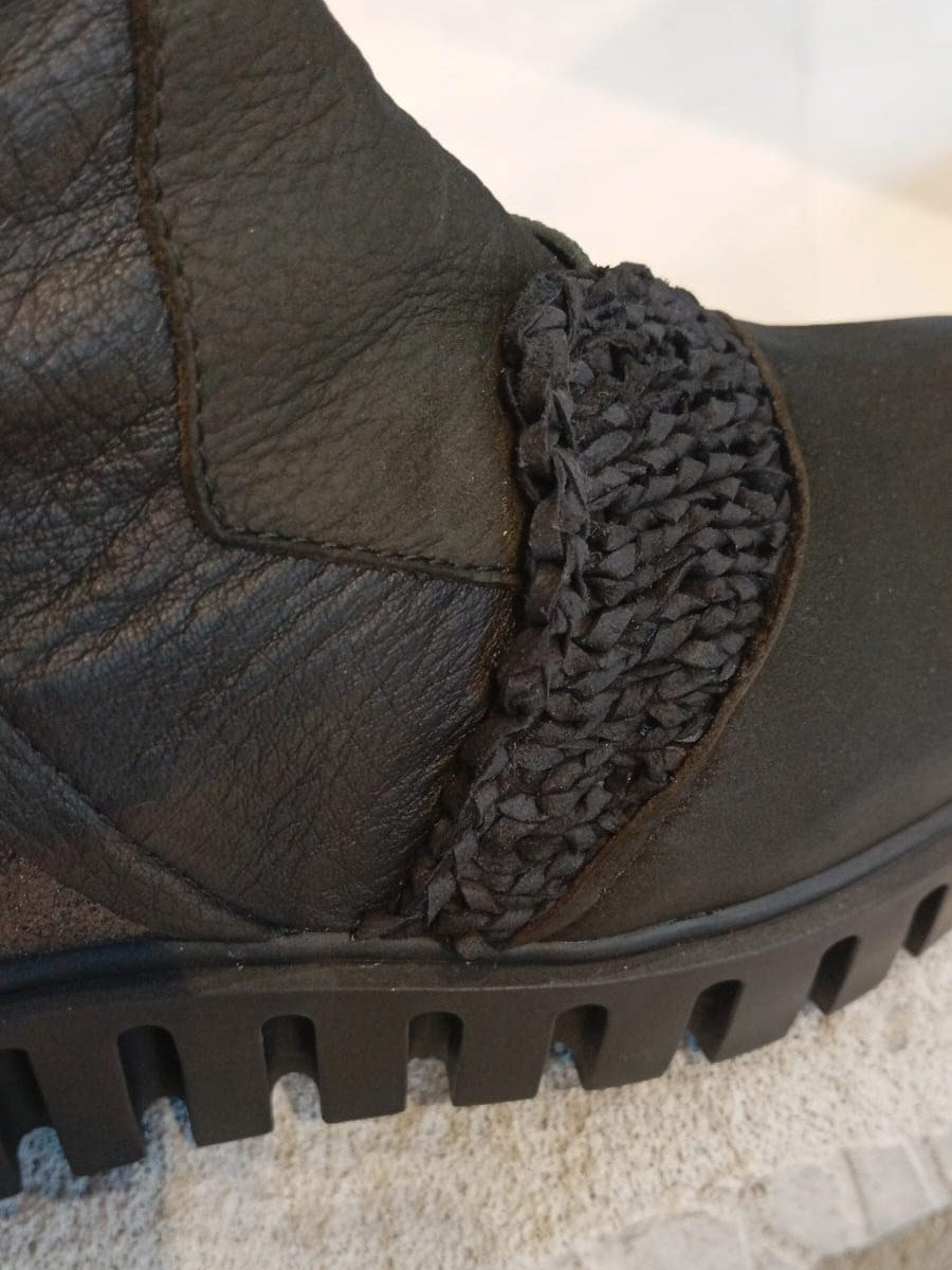 Papucei - ‘Lorcan’ Black Ankle Boot