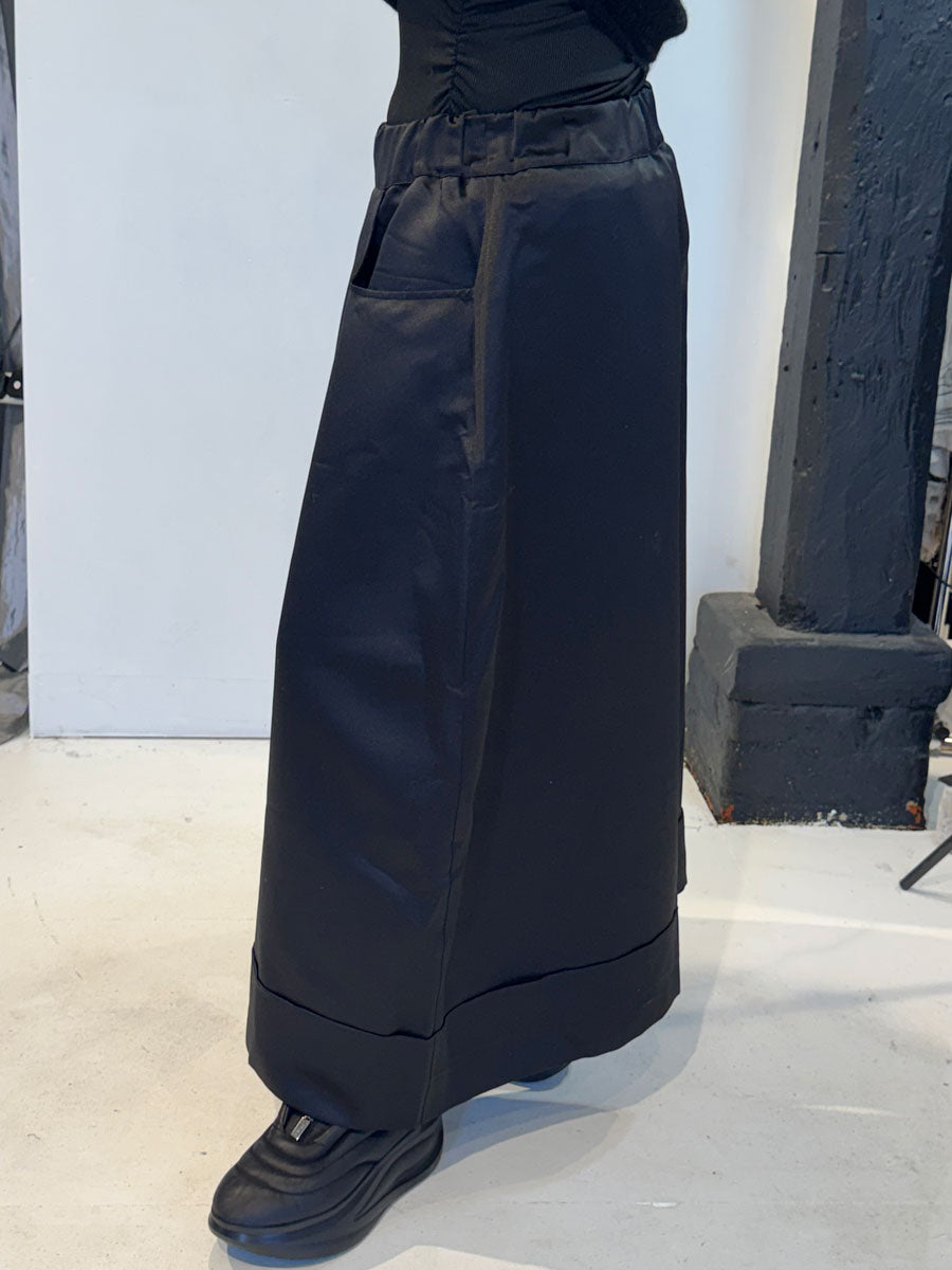 La Vaca Loca – ‘Onda’ Sculptural Wide-Leg Trousers