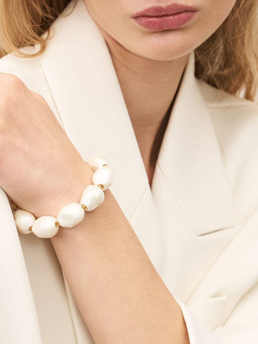 Vanessa Baroni - Organic Pearl Bracelet