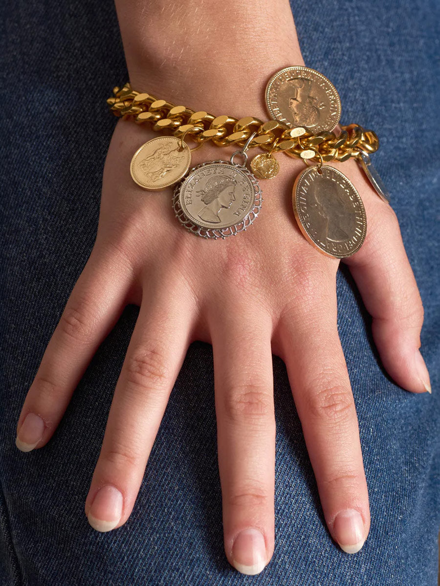 Caramel "Pennies B" Bracelet