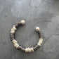 Body Bangle - Black & Silver Rings Wrist Bangle
