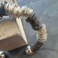 Body Bangle - Black & Silver Rings Wrist Bangle