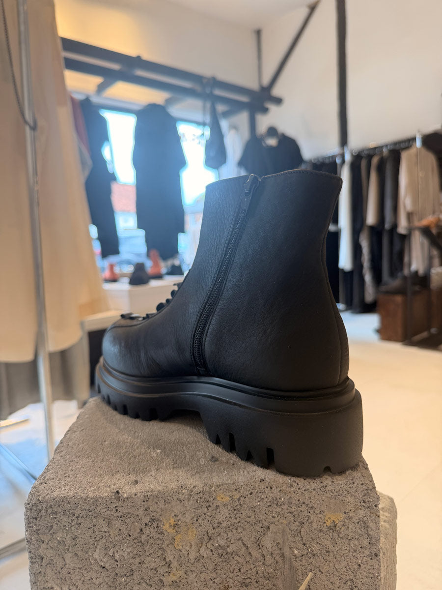 Papucei - ‘Rowan’ Black Ankle Boot