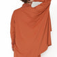 Sort Aarhus Sa2212 - Burnt Orange Soft Jersey Dropped Back Top