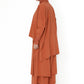 Sort Aarhus Sa2212 - Burnt Orange Soft Jersey Dropped Back Top